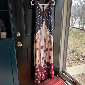 Stylish Star and Floral Maxi Dress